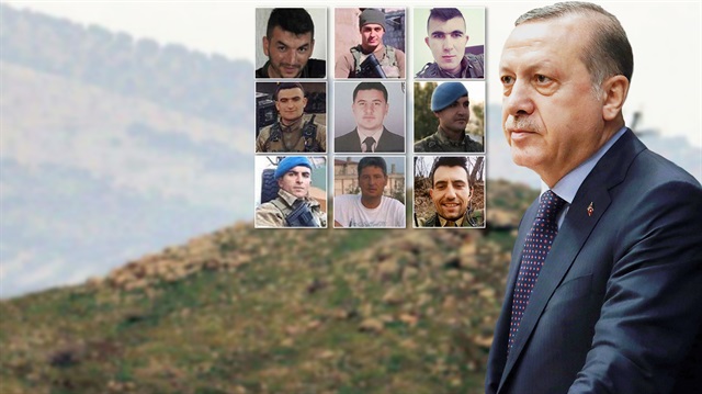 Afrin'de çatışmalarda 9 askerimiz şehit düştü.