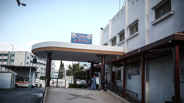 File Photo: Beit Hanoun Hospital is seen empty as they cannot provide service to its patients due to power cuts, generator run out and lack of alternative energy sources in Gaza City, Gaza on January 29, 2018.