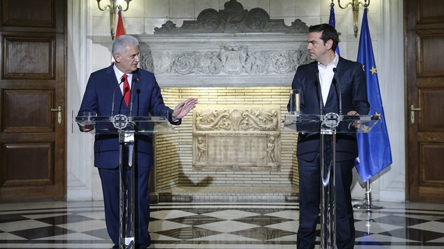 Arşiv: Başbakan Yıldırım, geçtiğimiz aylarda Atina temaslarının ilk durağında Yunanistan Başbakanı Çipras ile bir araya gelmişti.