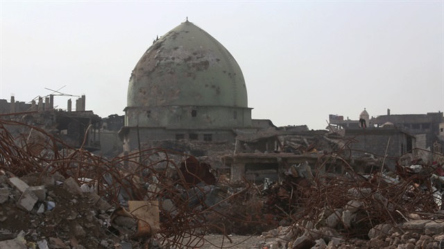 Musul'daki çatışmalarda şehrin tamamı neredeyse harabeye döndü