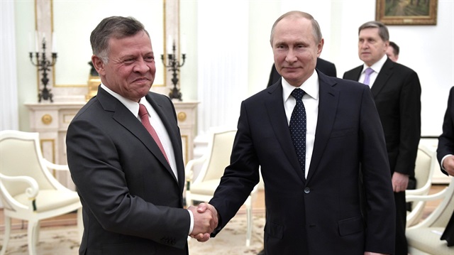 Ürdün Kralı 2. Abdullah ve Rusya Devlet Başkanı Putin