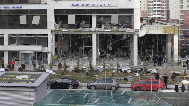 Başkentte Vergi Dairesi Başkanlığındaki patlamanın bombalı saldırı olduğu ortaya çıkmıştı. 