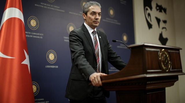 The Turkish Foreign Ministry’s spokesman Hami Aksoy 