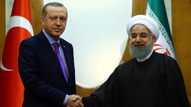 Cumhurbaşkanı Recep Tayyip Erdoğan ile İranlı mevkidaşı Ruhani