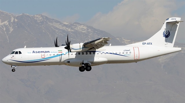 İran'da düşen yolcu uçağı