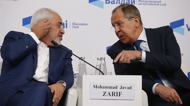 Cevad Zarif ile Sergey Lavrov