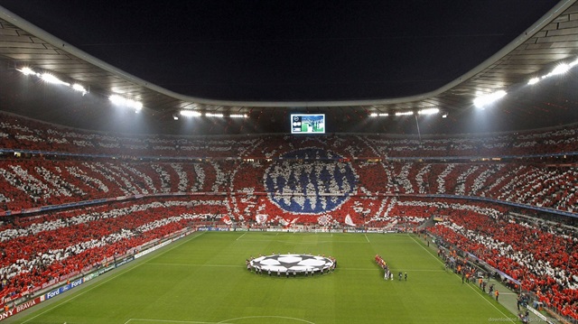 Bayern iç saha maçlarını 75 bin kişilik Allianz Arena'da oynuyor.