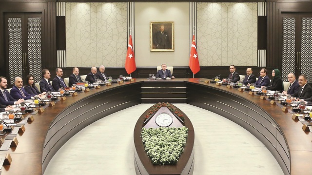 Bakanlar Kurulu, Cumhurbaşkanı Recep Tayyip Erdoğan başkanlığında Beştepe'de toplandı