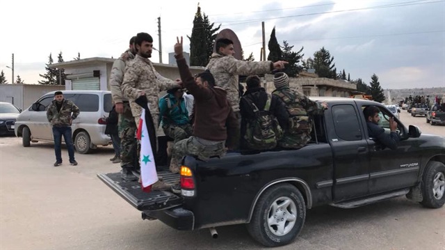 Esed rejimine bağlı milisler Afrin'deki PKK/PYD'ye yardım amacıyla bölgeye giriş yapmak istemişti. 