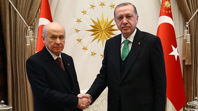 Cumhurbaşkanı Erdoğan - MHP Genel Başkanı Bahçeli