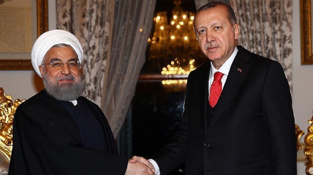 Recep Tayyip Erdoğan and Hassan Rouhani