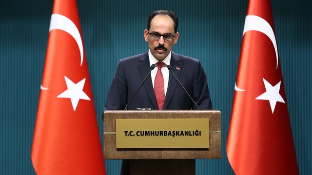Turkish Presidential spokesman İbrahim Kalın  