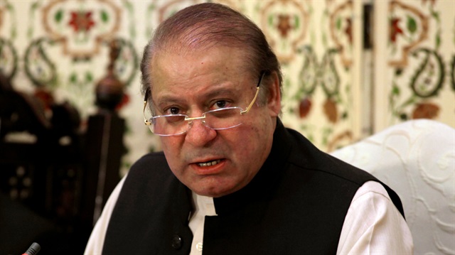 File Photo: Pakistan's former PM Nawaz Sharif speaks during a news conference in Islamabad