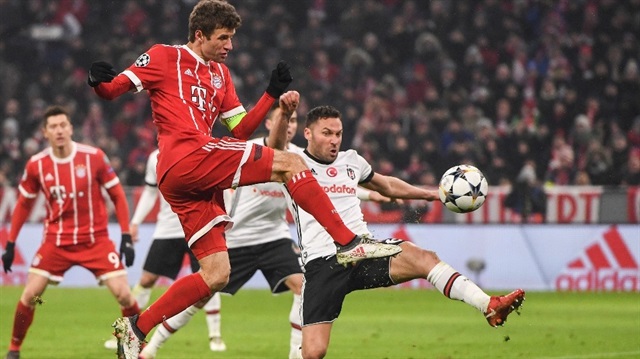 Deplasmanda Bayern Münih ile karşılaşan Beşiktaş 5-0'lık mağlubiyetle ayrıldı.