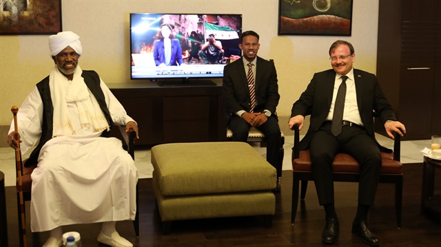 Başbakan Yardımcısı Çavuşoğlu, Sudan Uluslararası İşbirliği Bakanı Yusuf ile görüştü.