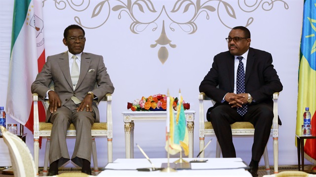 رئيس غينيا الاستوائية يشيد بإعلان ديسالين تنحيه عن السلطة سلميا
