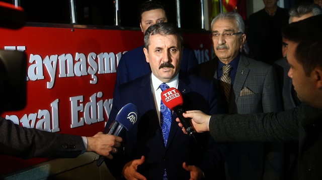 ​Büyük Birlik Partisi  Genel Başkanı Mustafa Destici