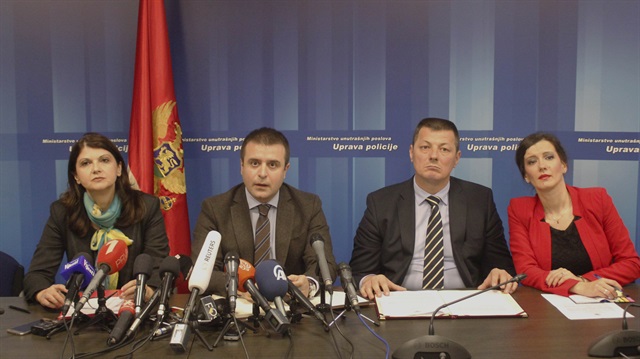 Karadağ Polisi Kriminoloji Şefi Enis Bakovic (fotoğrafta) açıklamalarda bulundu.