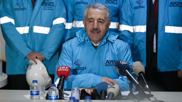 Ulaştırma, Denizcilik ve Haberleşme Bakanı Ahmet Arslan.  