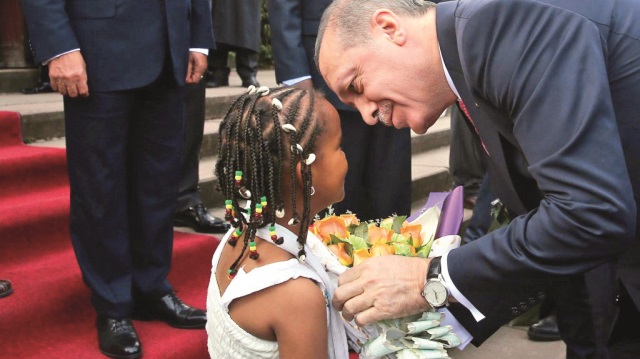 Erdoğan, gittiği her yerde büyük ilgiyle karşılanıyor.