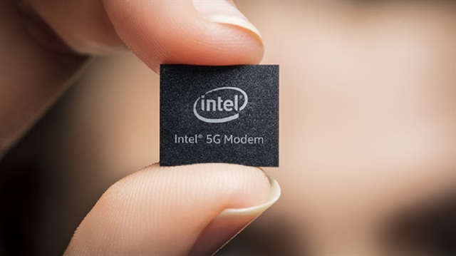 Intel'in mobil cihazlar için  geliştirdiği 5G modem.