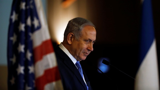 Israeli Prime Minister Benjamin Netanyahu speaks during an event organised by the Conference of Presidents of Major American Jewish Organisations in Jerusalem