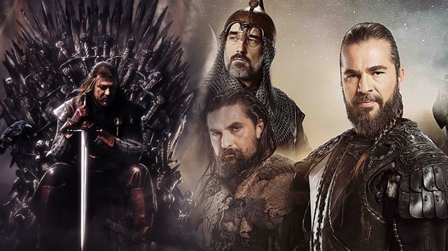 Yeni dizi arayışına giren Game Of Thrones'un fanları, Diriliş Ertuğrul dizisini izliyor. 