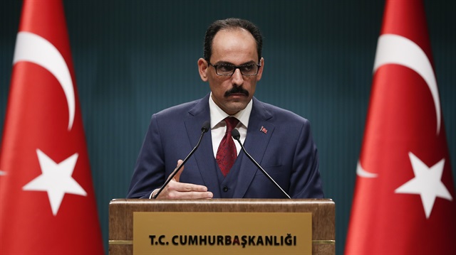 Turkish Presidential spokesman İbrahim Kalın

