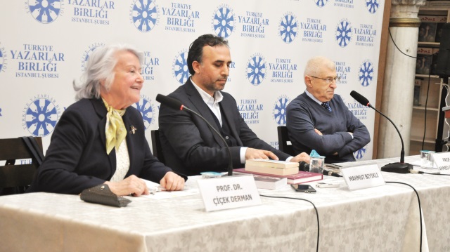Çiçek Derman, TYB İstanbul Şube Başkanı Mahmut Bıyıklı ve Ahmed Güner Sayar, Süheyl Ünver'i anlattı.