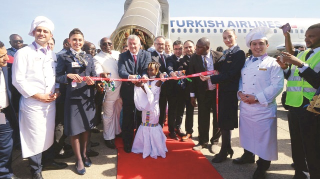 THY, Sierre Leone uçuşlarına da başladı.