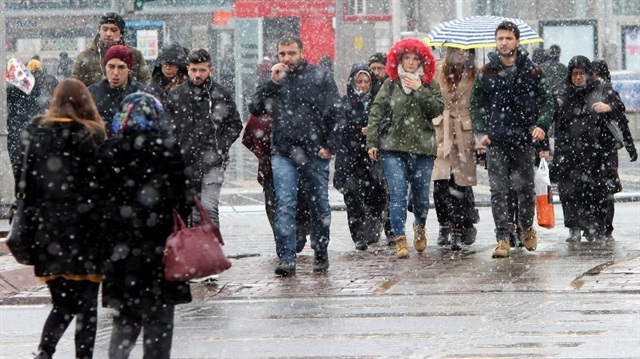 İstanbul'da çarşamba günü akşam saatlerinde kar yağışı etkili olacak. 