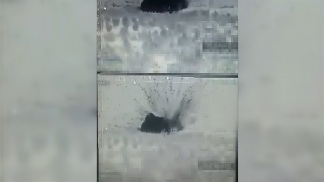 TSK, Afrin'deki terör hedeflerini tank atışıyla böyle vurdu.