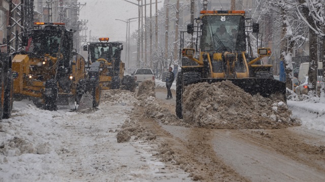 Bitlis ve Bahçesaray'da kar yağışı nedeniyle okullar tatil edildi. 