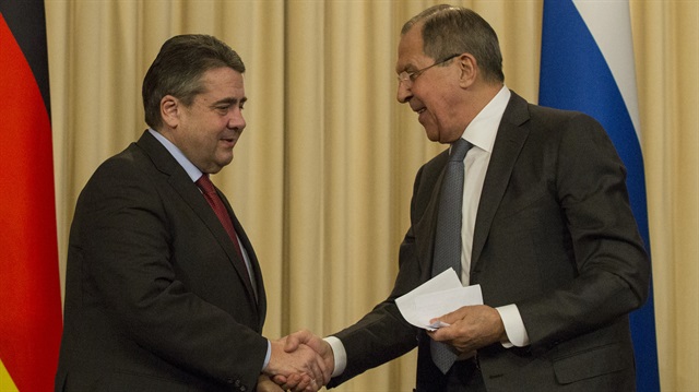 Arşiv: Almanya Dışişleri Bakanı  Sigmar Gabriel ile Rusya Dışişleri Bakanı Sergei Lavrov Suriye'yi görüştü.