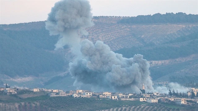 TSK Afrin'deki terör mevzilerini vurdu