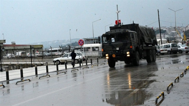 Sinop'a gelen askeri sevkiyatlar merak konusu oldu.