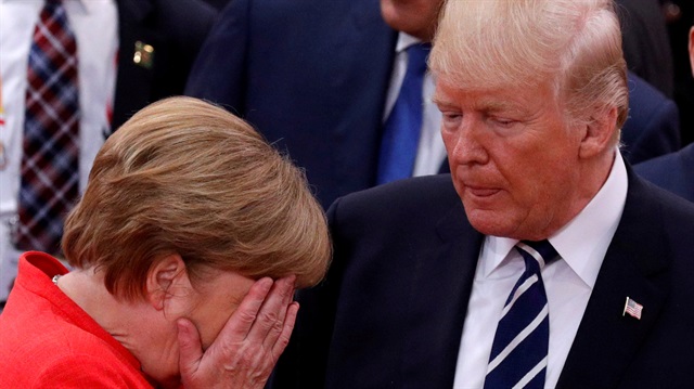Almanya Başbakanı Angela Merkel ve ABD Başkanı Donald Trump (Fotoğraf: Reuters)