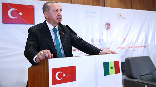 Cumhurbaşkanı Erdoğan, Türkiye-Senegal İş Forumu'nda konuştu.