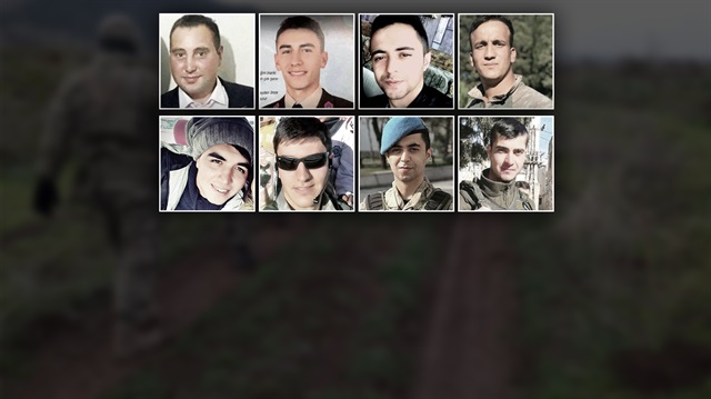 Zeytin Dalı Harekatı'nda 8 askerimiz şehit oldu.
