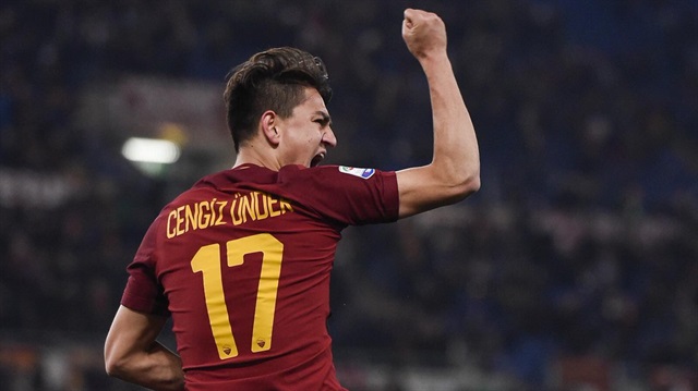 Cengiz Ünder, Roma formasıyla çıktığı son 6 maçta 6 gol atarken 1 de asist yapma başarısı gösterdi.