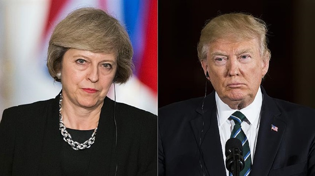 British Prime Minister Theresa May and U.S. President Donald Trump