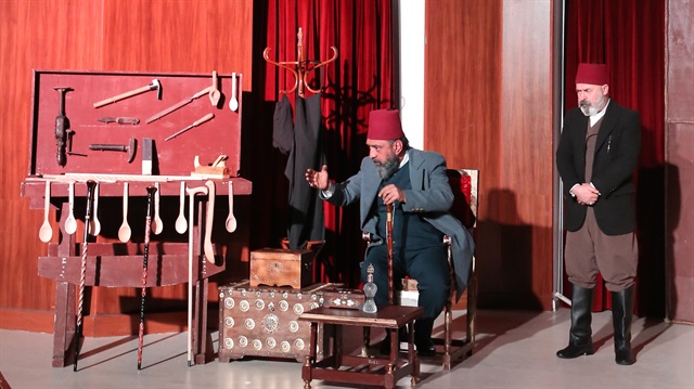 2. Abdülhamid Han'ın hayatının anlatıldığı "Usta" isimli tiyatro oyunu Edirne'de sahnelendi