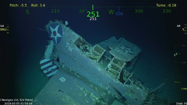 İkinci Dünya Savaşı sırasında batan ABD'nin uçak gemisi USS Lexington Avustralya açıklarında bulundu.