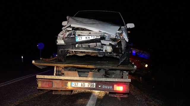 Kastamonu’da zincirleme trafik kazası meydana geldi.