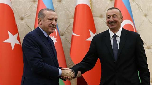 ​Cumhurbaşkanı Erdoğan ile Azerbaycan Cumhurbaşkanı Aliyev