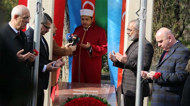 Mehmed Emin Resulzade Ankara Cebeci Asri Mezarlığı’ndaki kabri başında anıldı.