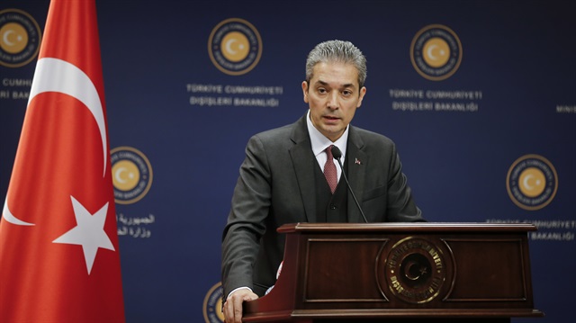 Turkish Foreign Ministry spokesman Hami Aksoy  