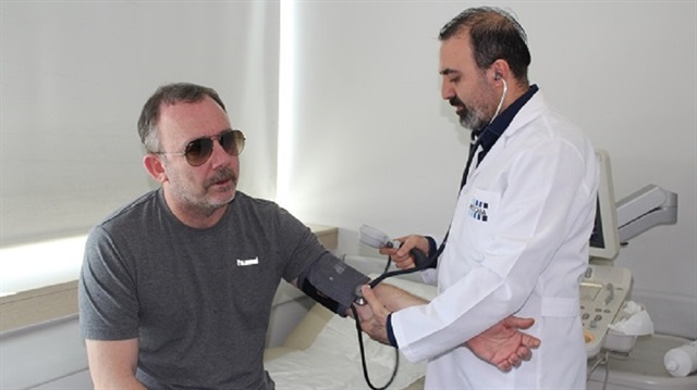 Sergen Yalçın'ın kardiyoloji, EKG ve rutin kontrolleri yapıldı.