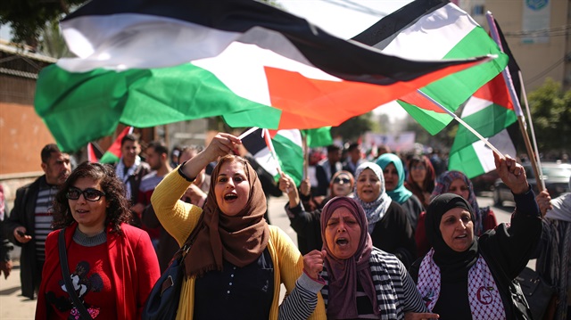 Protest in Gaza

