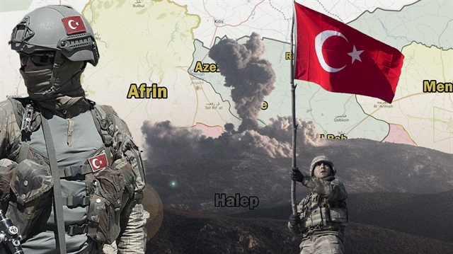 Zeytin Dalı Harekatı'nda TSK ve ÖSO'nun ilerleyişi sürüyor. 